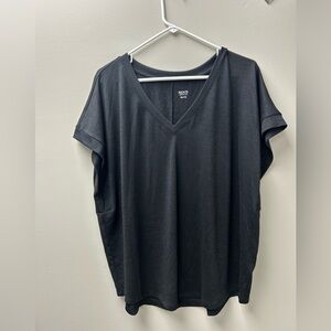 Ricki’s Basics Women’s Black V Neck T Shirt‎